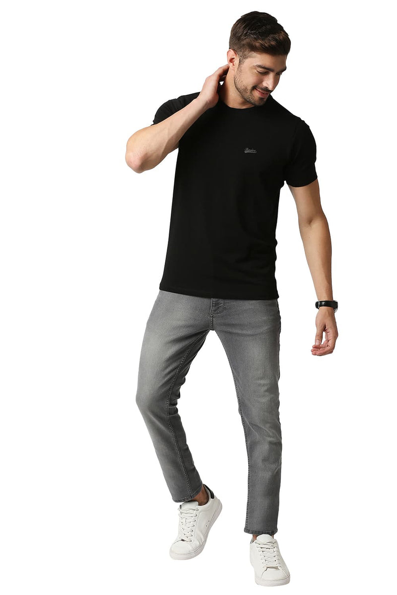 BASICS MUSCLE FIT CREW NECK T-SHIRTS