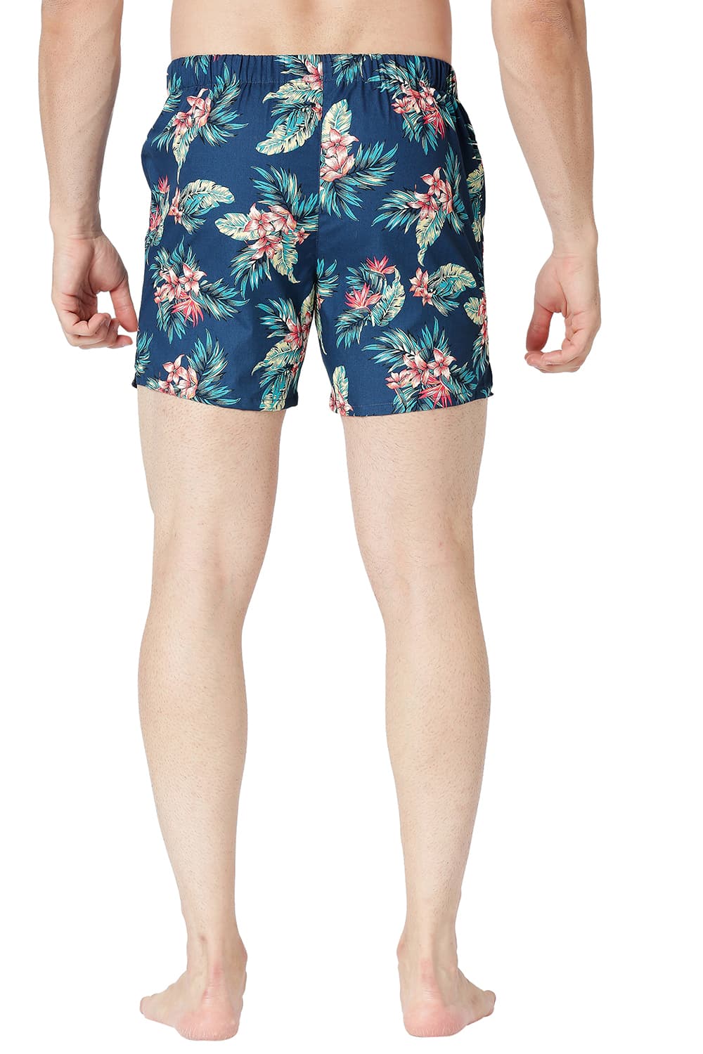 BASICS SLIM FIT COTTON PRINTED BOXER SHORTS