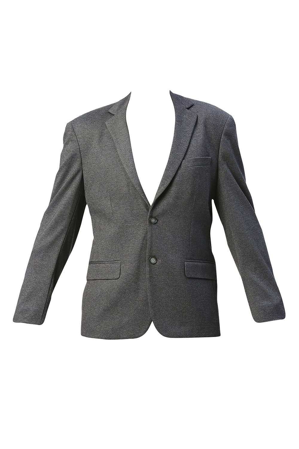 BASICS COMFORT FIT POLY RAYON STRETCH KNIT BLAZERS