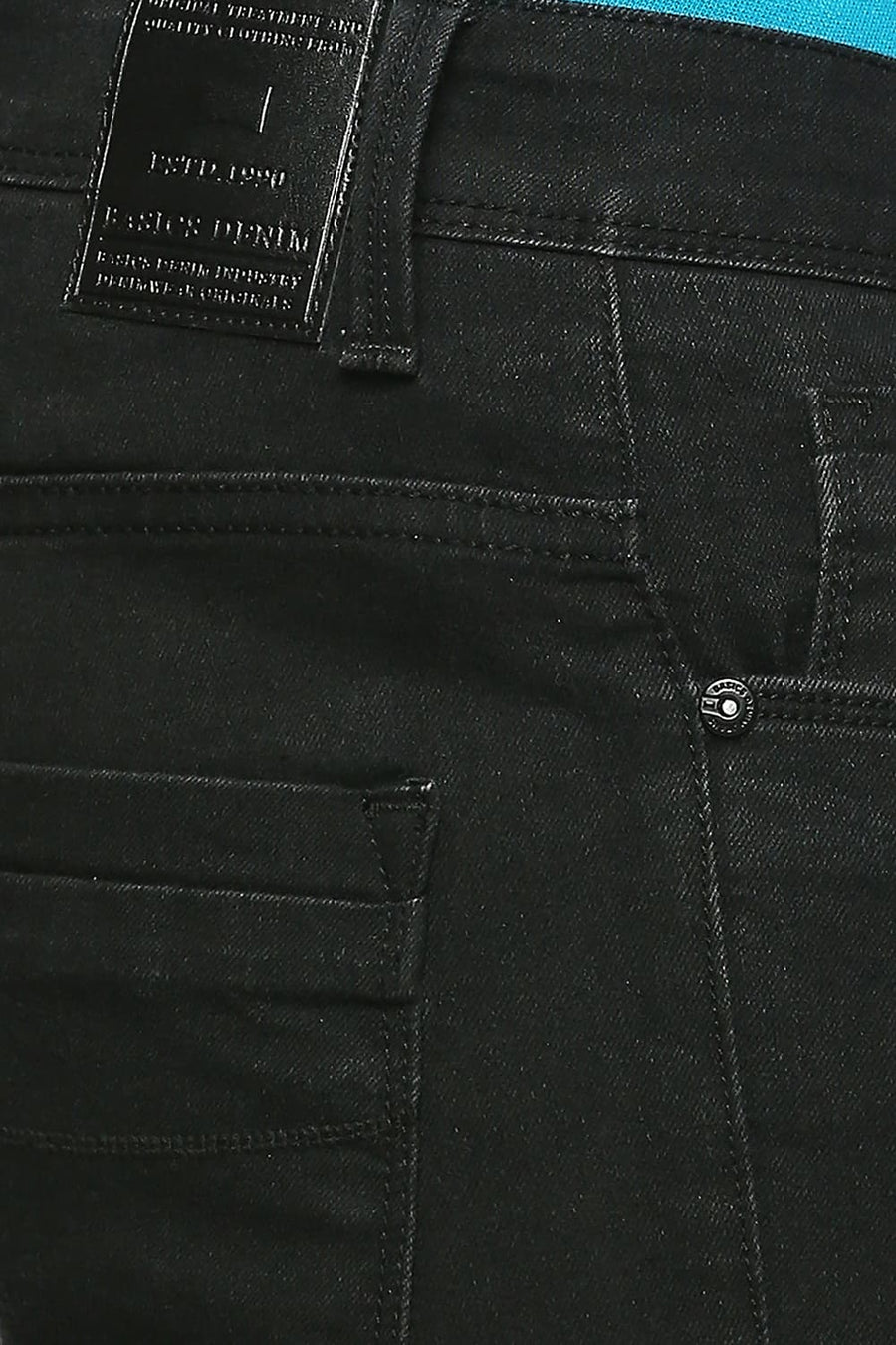 BASICS TORQUE FIT CAVIAR STRETCH JEANS