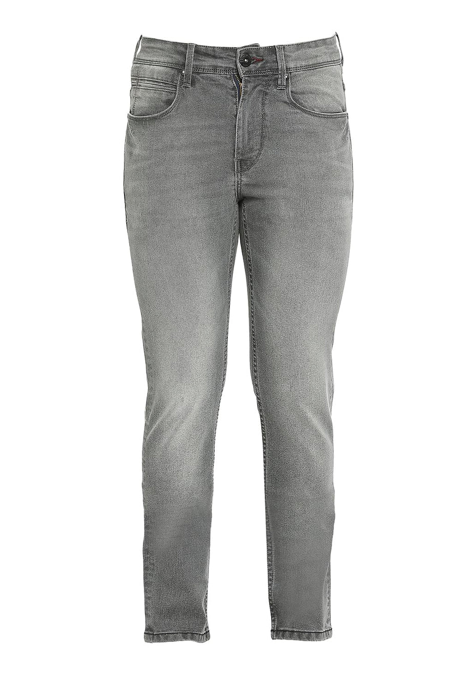 BASICS TORQUE FIT STEEL GREY STRETCH JEANS