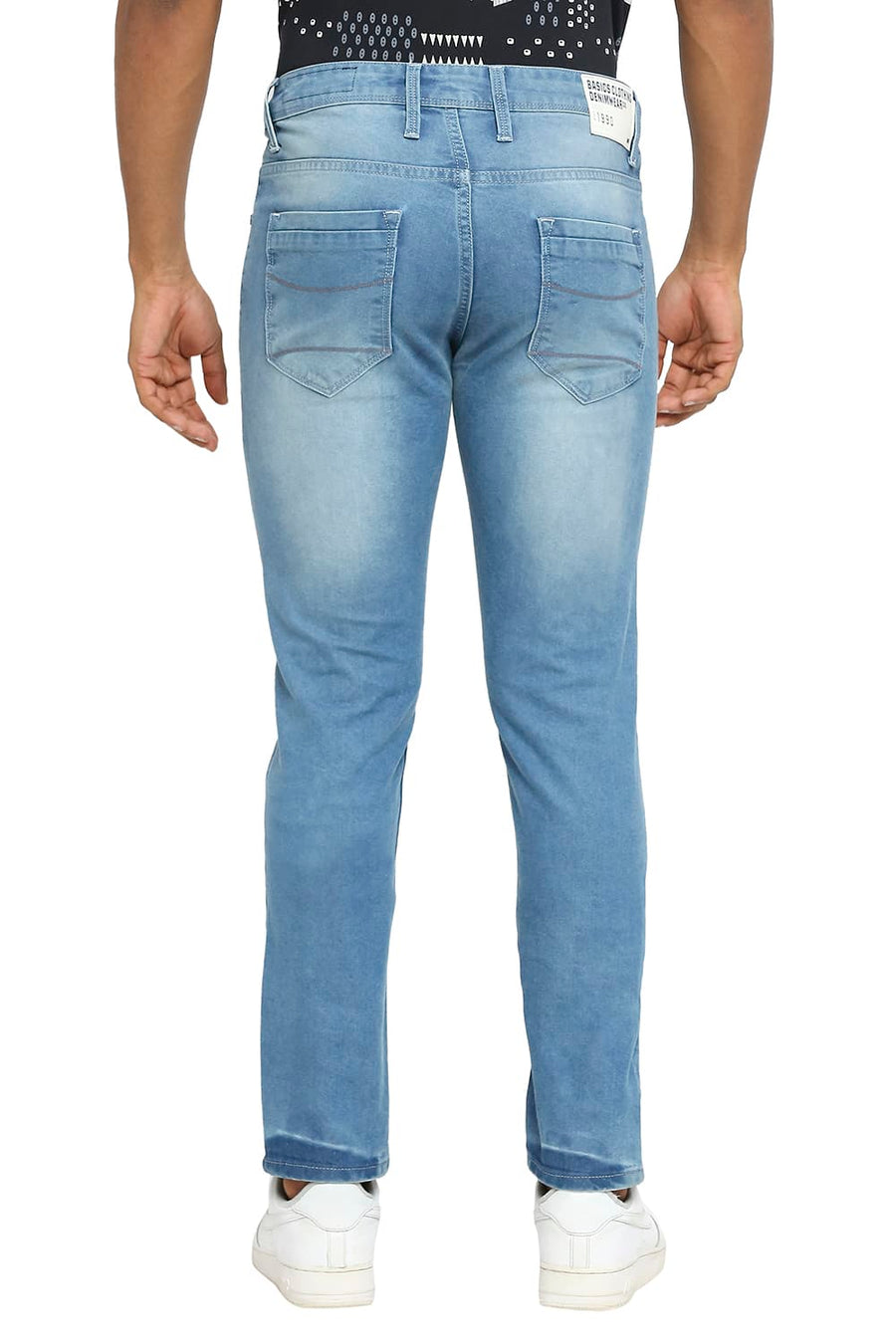 BASICS TORQUE FIT BLUE HEAVEN STRETCH JEANS