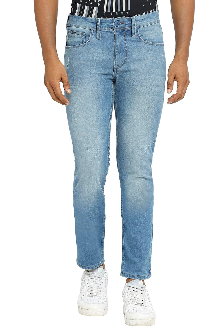 BASICS TORQUE FIT BLUE HEAVEN STRETCH JEANS