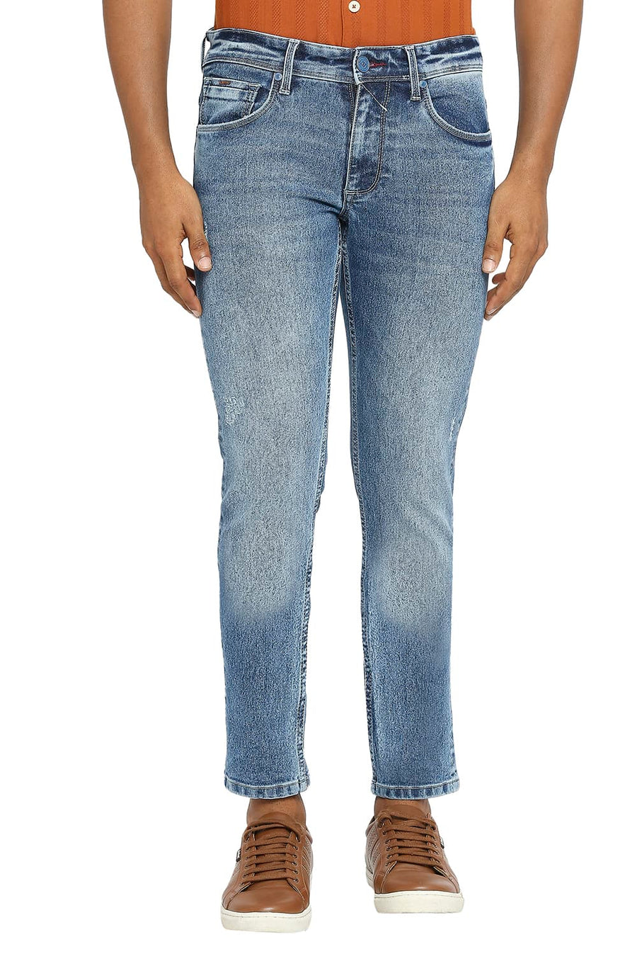 BASICS BLADE FIT BLUE SHADOW STRETCH JEANS