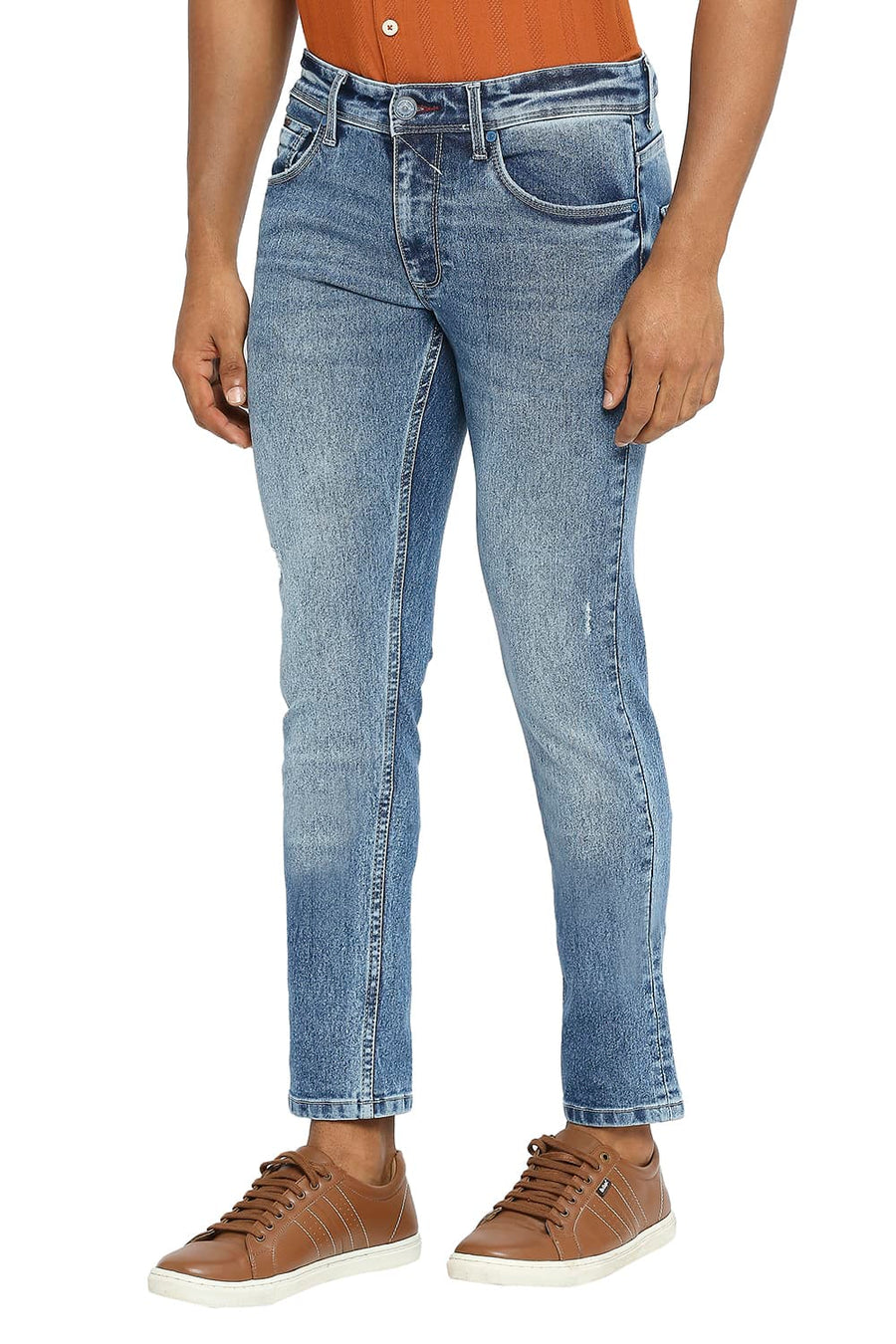 BASICS BLADE FIT BLUE SHADOW STRETCH JEANS