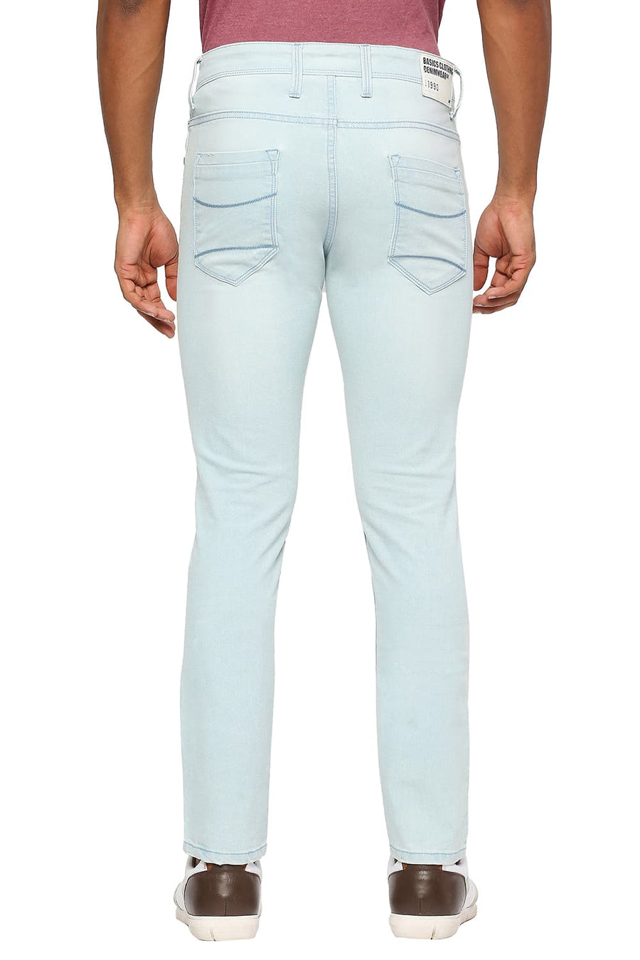 BASICS TORQUE FIT STARLIGHT BLUE STRETCH JEANS