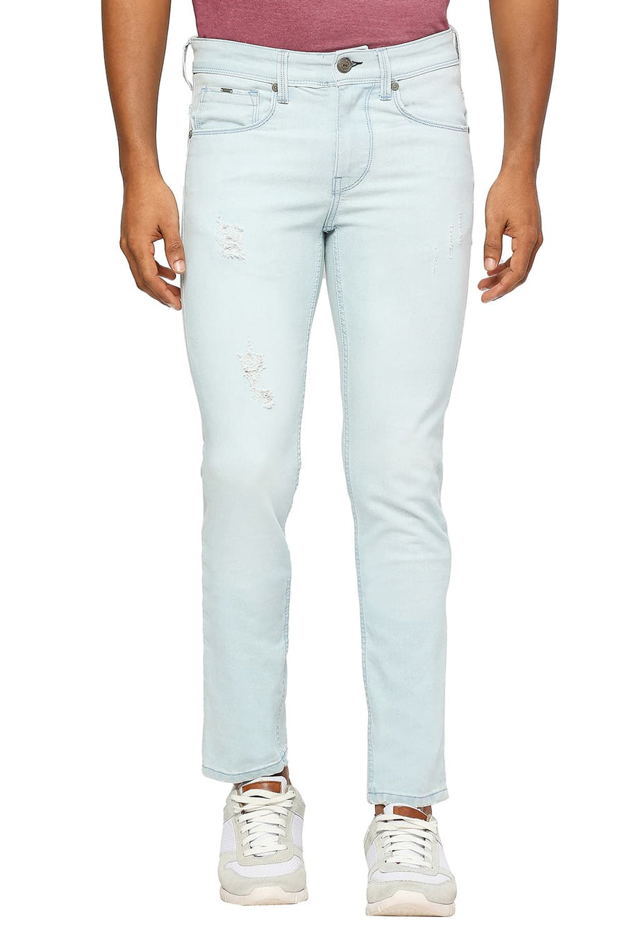 BASICS TORQUE FIT STARLIGHT BLUE STRETCH JEANS