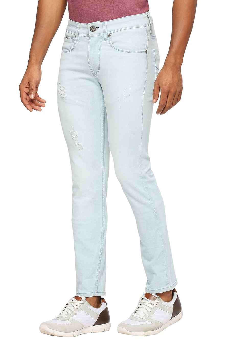 BASICS TORQUE FIT STARLIGHT BLUE STRETCH JEANS