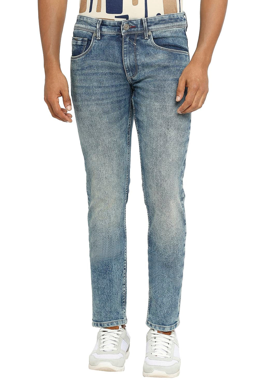 BASICS BLADE FIT MOONLIGHT BLUE STRETCH JEANS