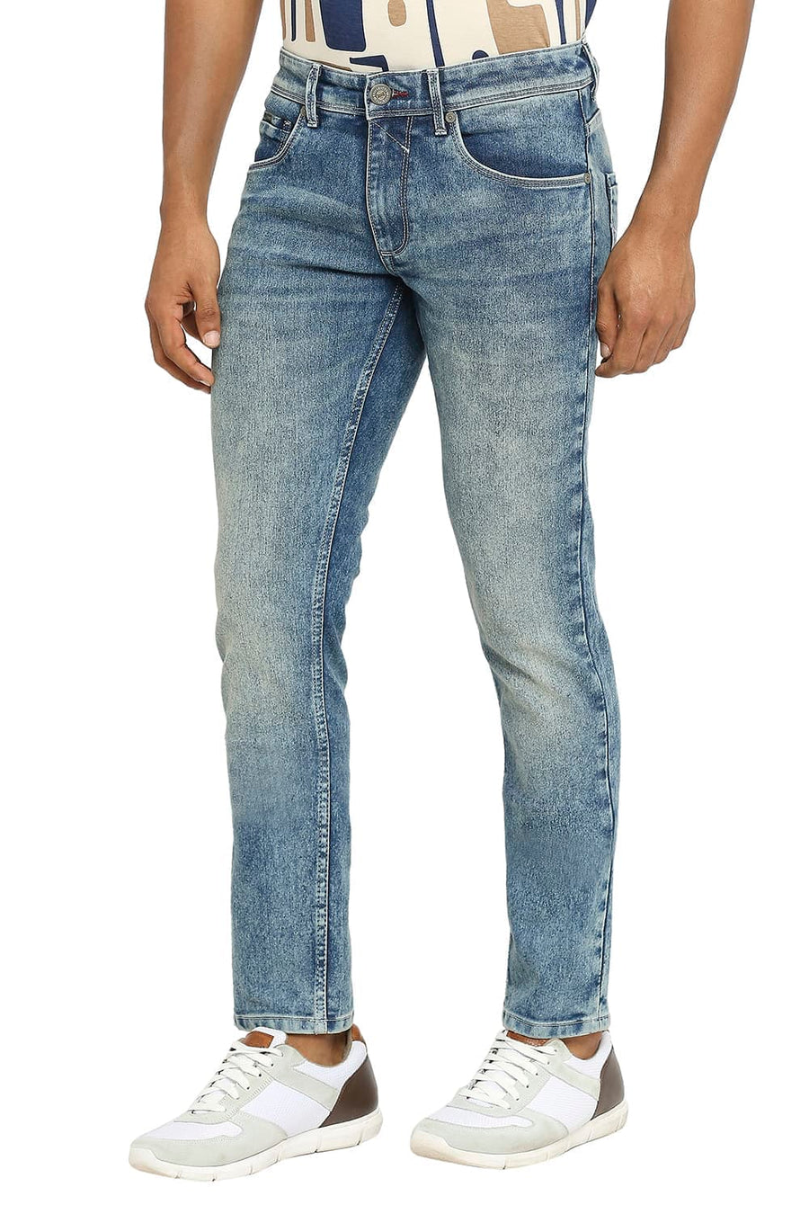 BASICS BLADE FIT MOONLIGHT BLUE STRETCH JEANS