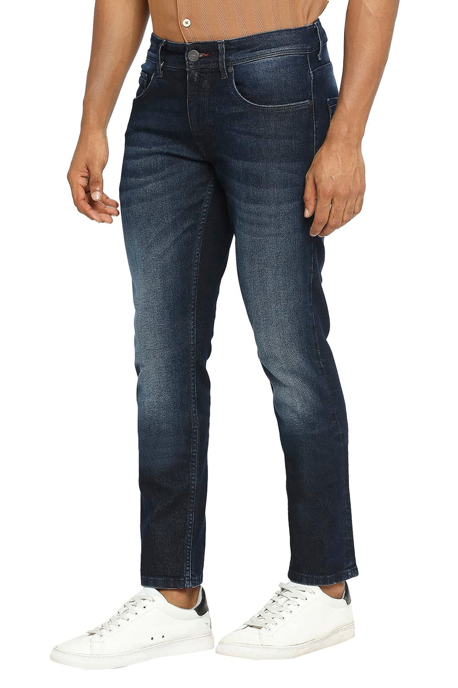 BASICS BLADE FIT DARK SAPPHIRE STRETCH JEANS