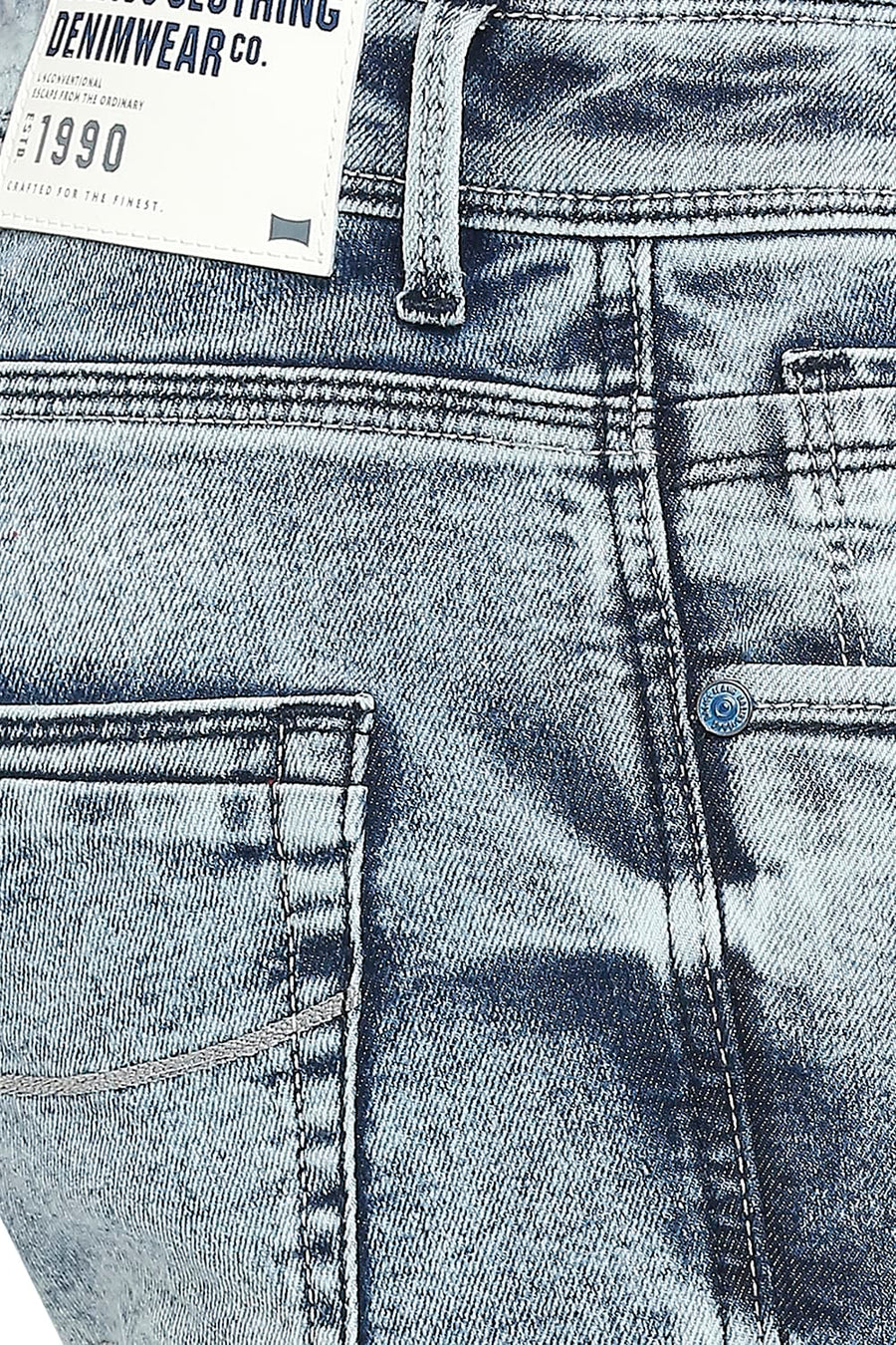 BASICS BLADE FIT ASHLEY BLUE STRETCH JEANS