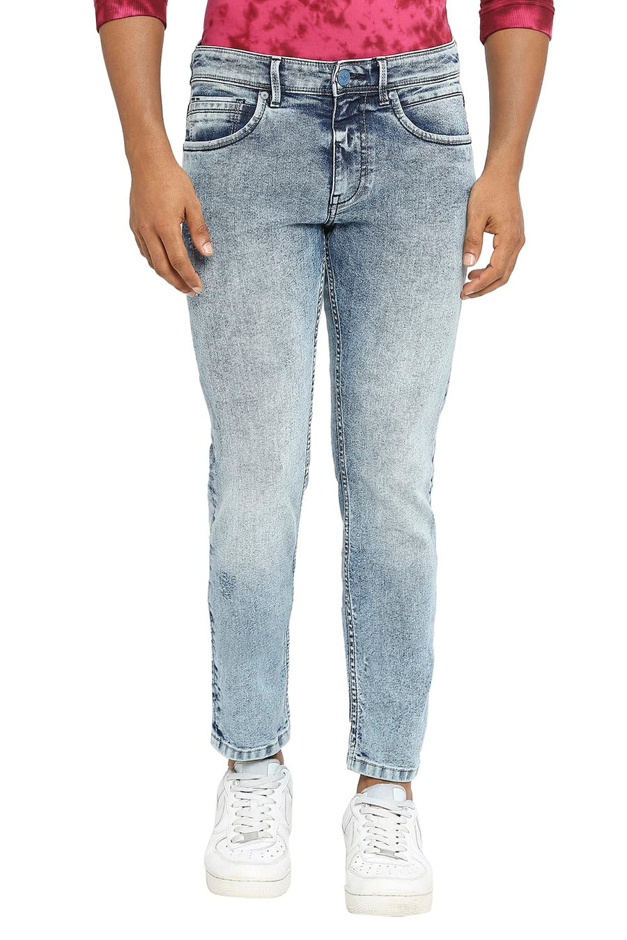 BASICS BLADE FIT ASHLEY BLUE STRETCH JEANS