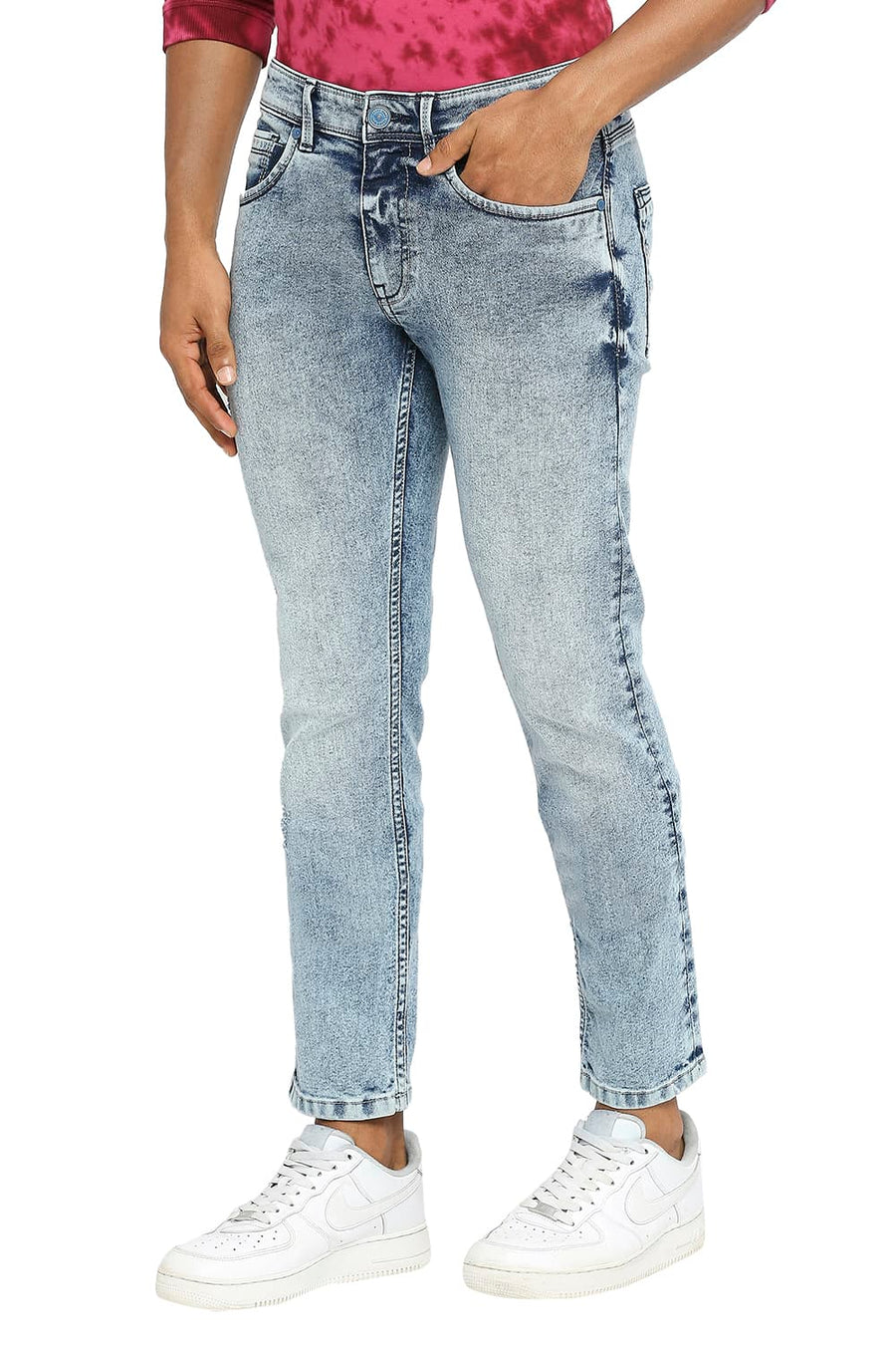 BASICS BLADE FIT ASHLEY BLUE STRETCH JEANS