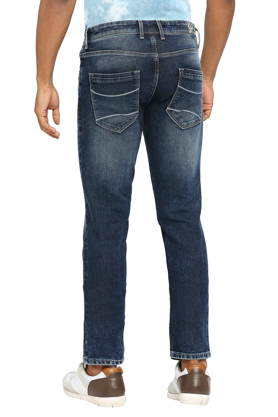 BASICS BLADE FIT INSIGNIA BLUE STRETCH JEANS