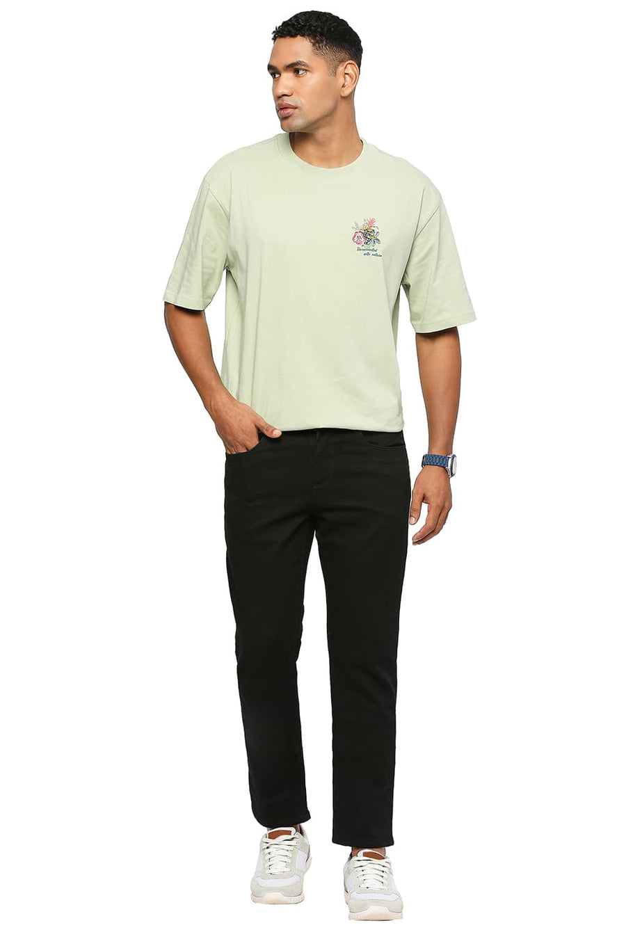 BASICS TORQUE FIT ANTHRACITE STRETCH JEANS