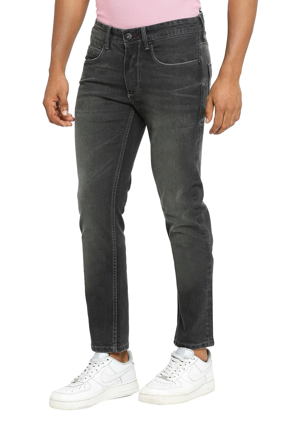 BASICS BLADE FIT EBONY STRETCH JEANS