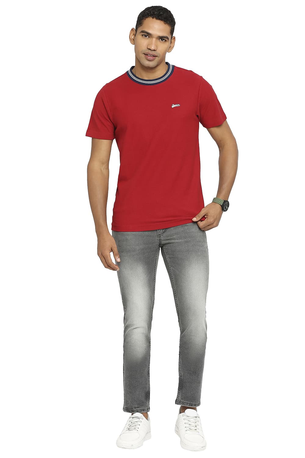 BASICS TORQUE FIT STRETCH JEANS