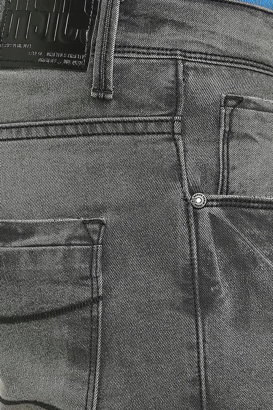 BASICS BLADE FIT IRON GATE STRETCH JEANS