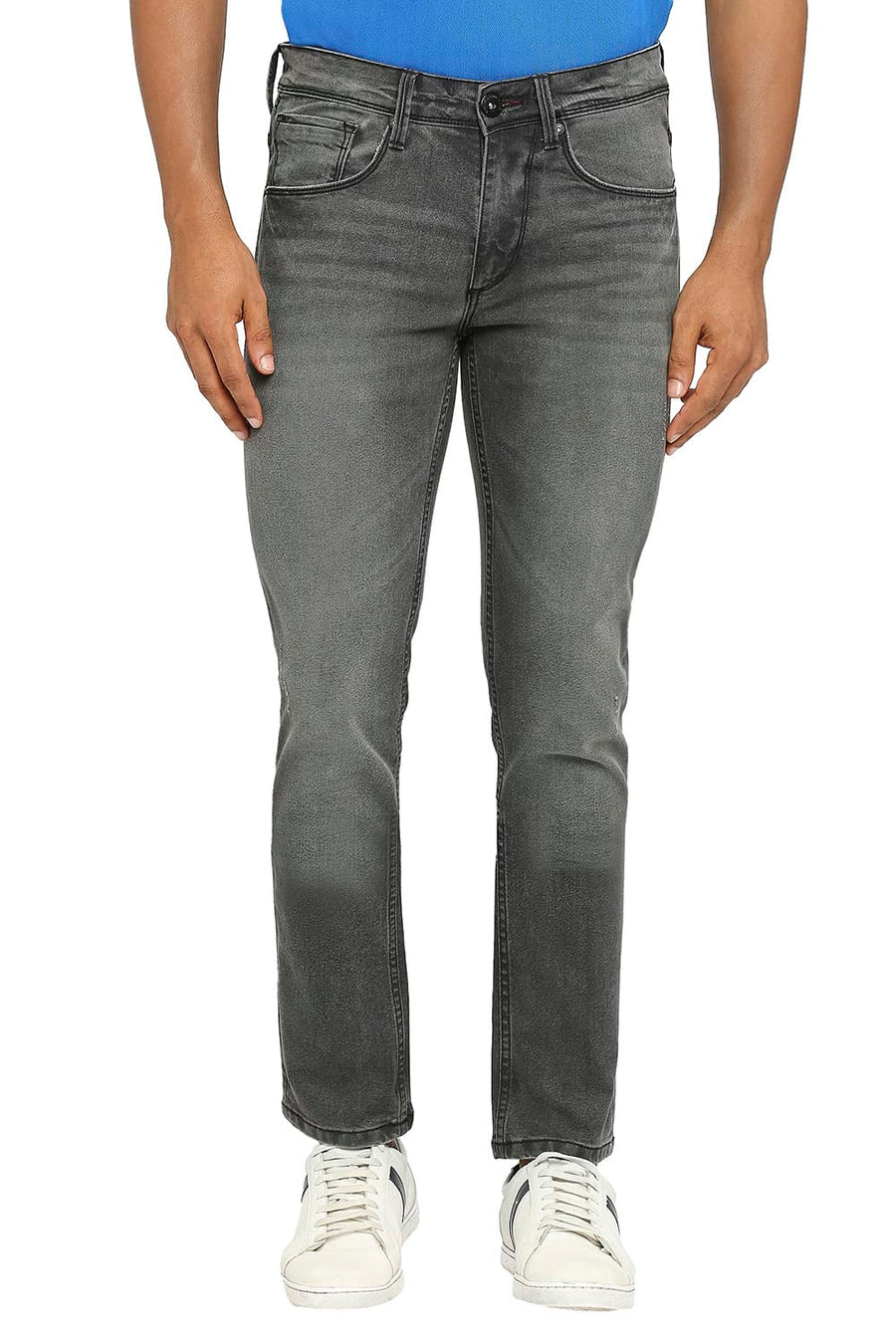 BASICS BLADE FIT IRON GATE STRETCH JEANS