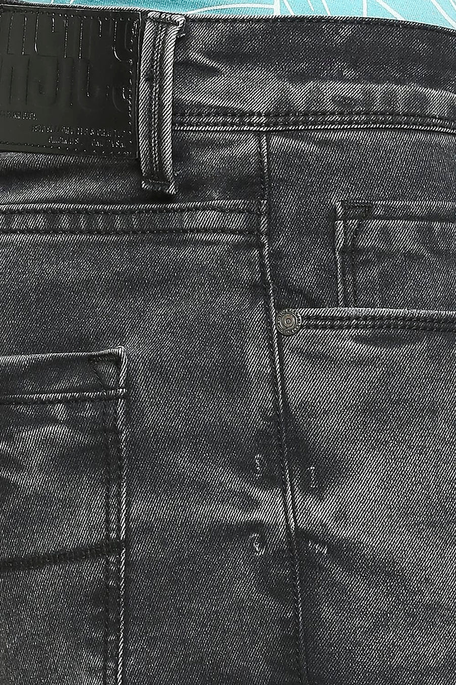 BASICS KERB FIT ASPHALT STRETCH JEANS