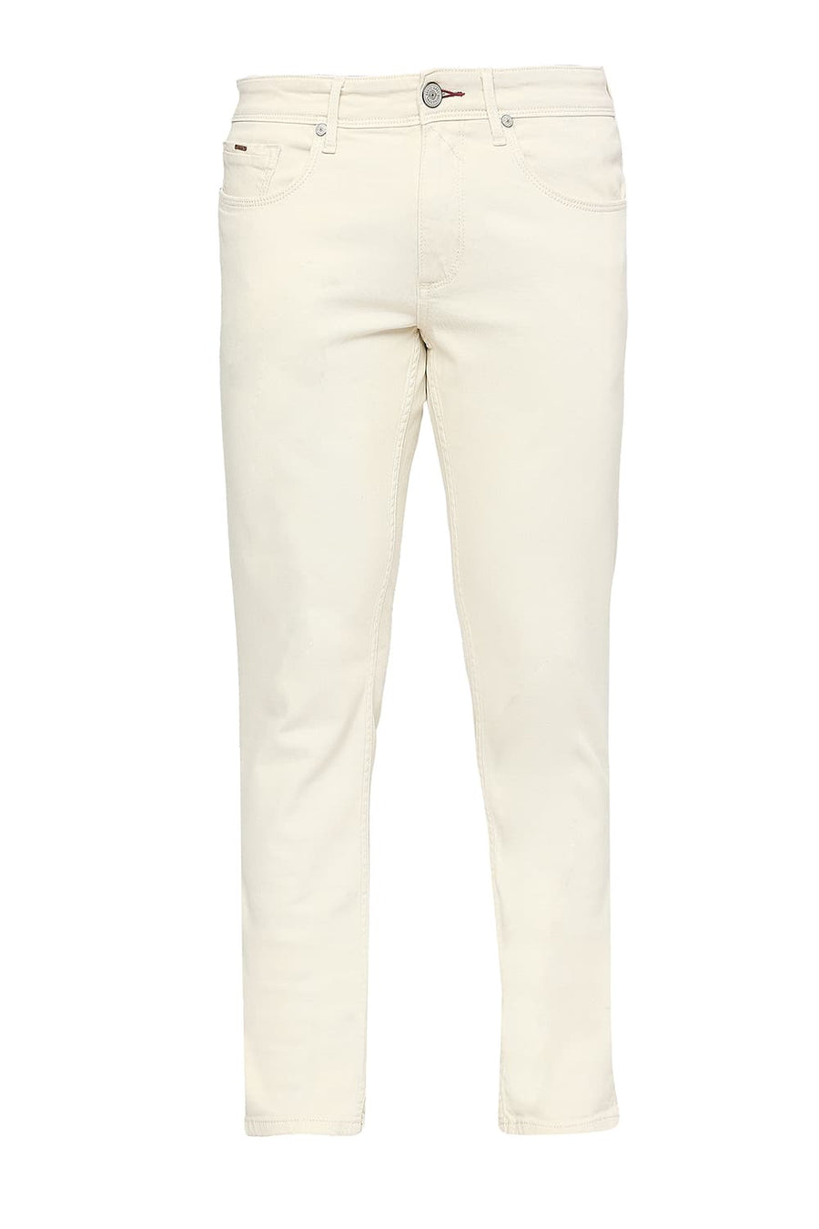 BASICS BLADE FIT EGRET STRETCH JEANS