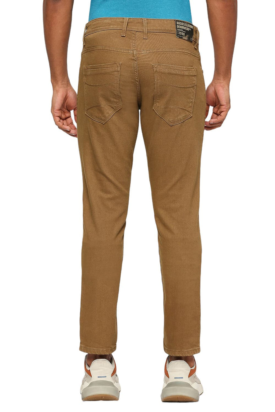 BASICS TORQUE FIT TEAK STRETCH JEANS