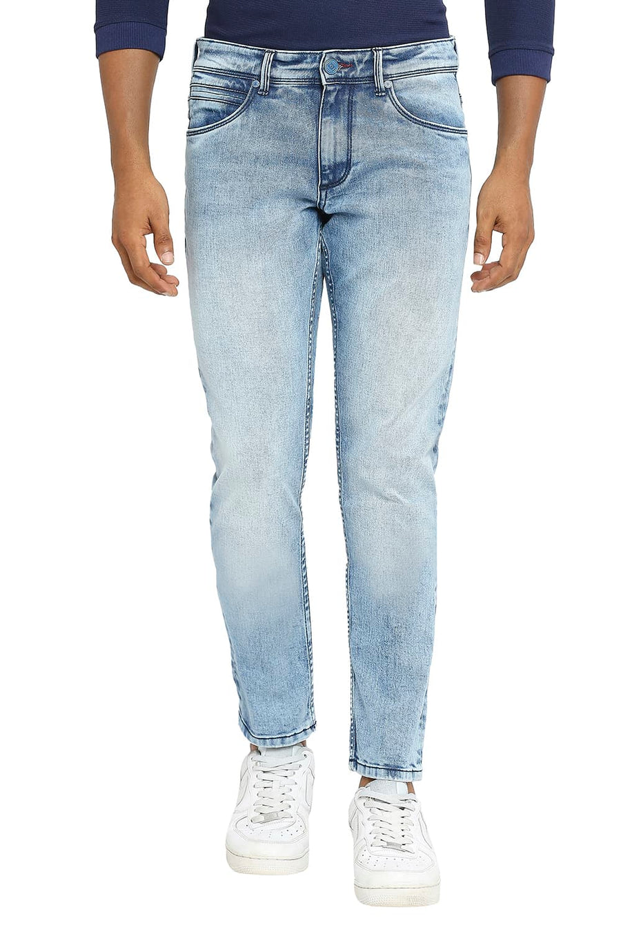 BASICS BLADE FIT DUSK BLUE STRETCH JEANS