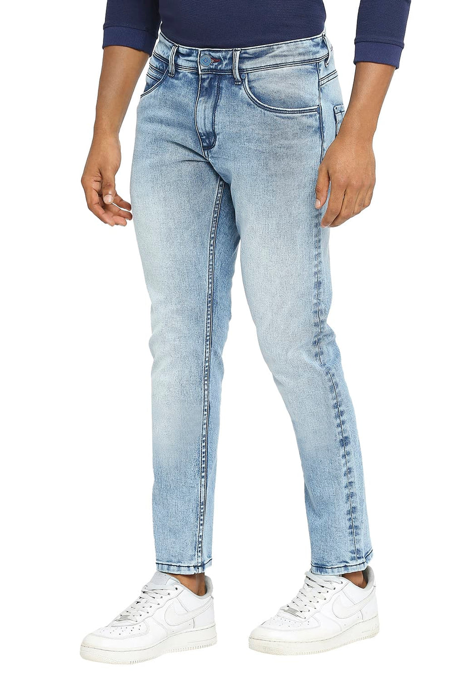 BASICS BLADE FIT DUSK BLUE STRETCH JEANS