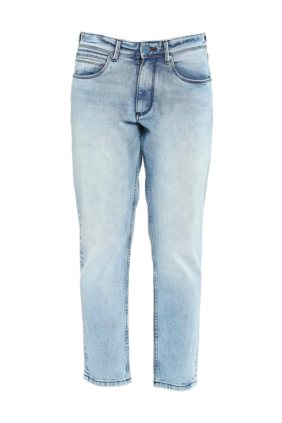 BASICS KERB FIT DUSK BLUE STRETCH JEANS