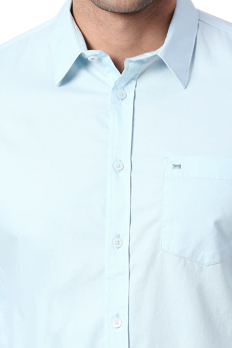 BASICS SLIM FIT COTTON OXFORD SHIRT