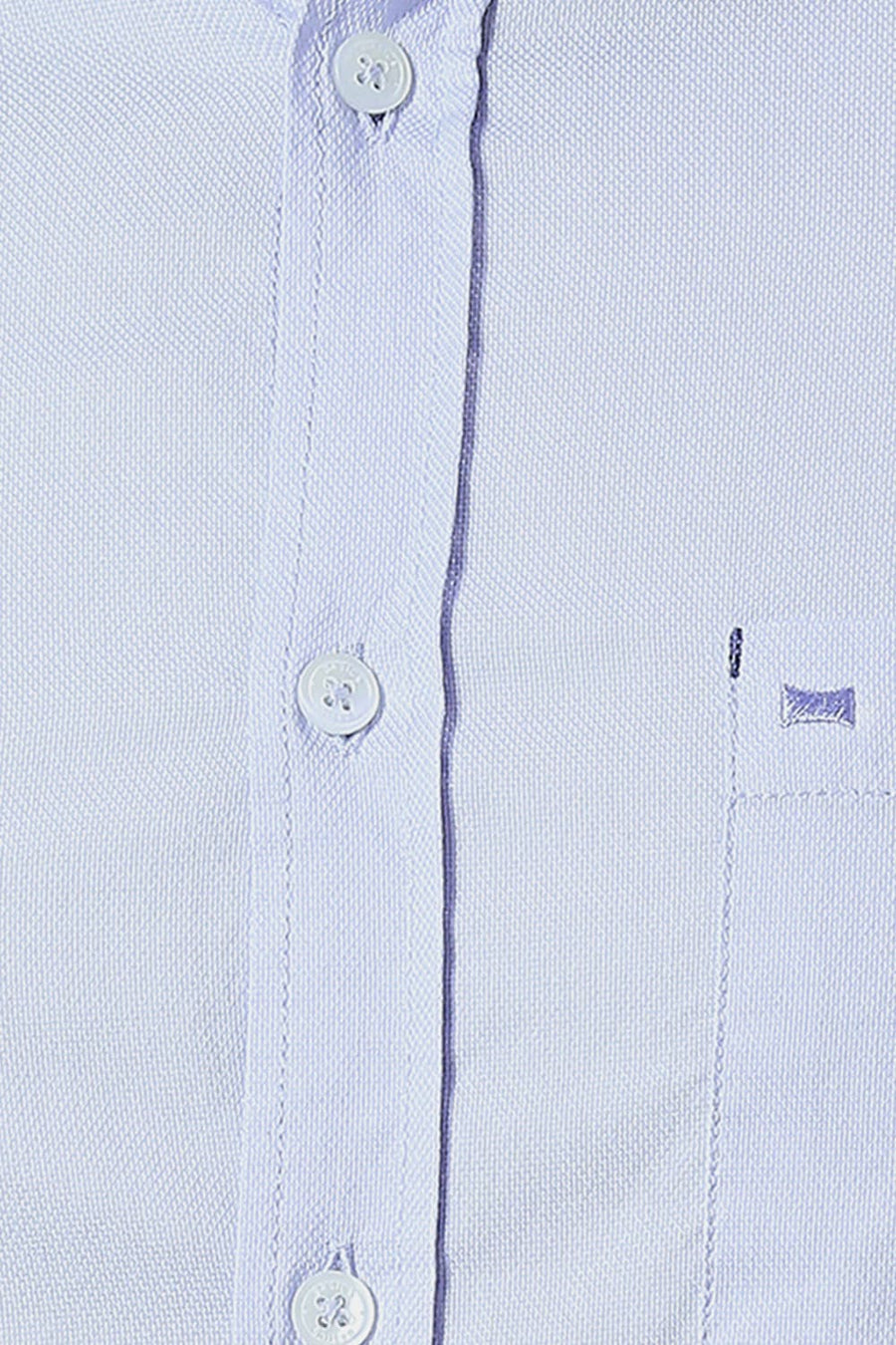 BASICS SLIM FIT BLUE FOG COTTON DOBBY SHIRT