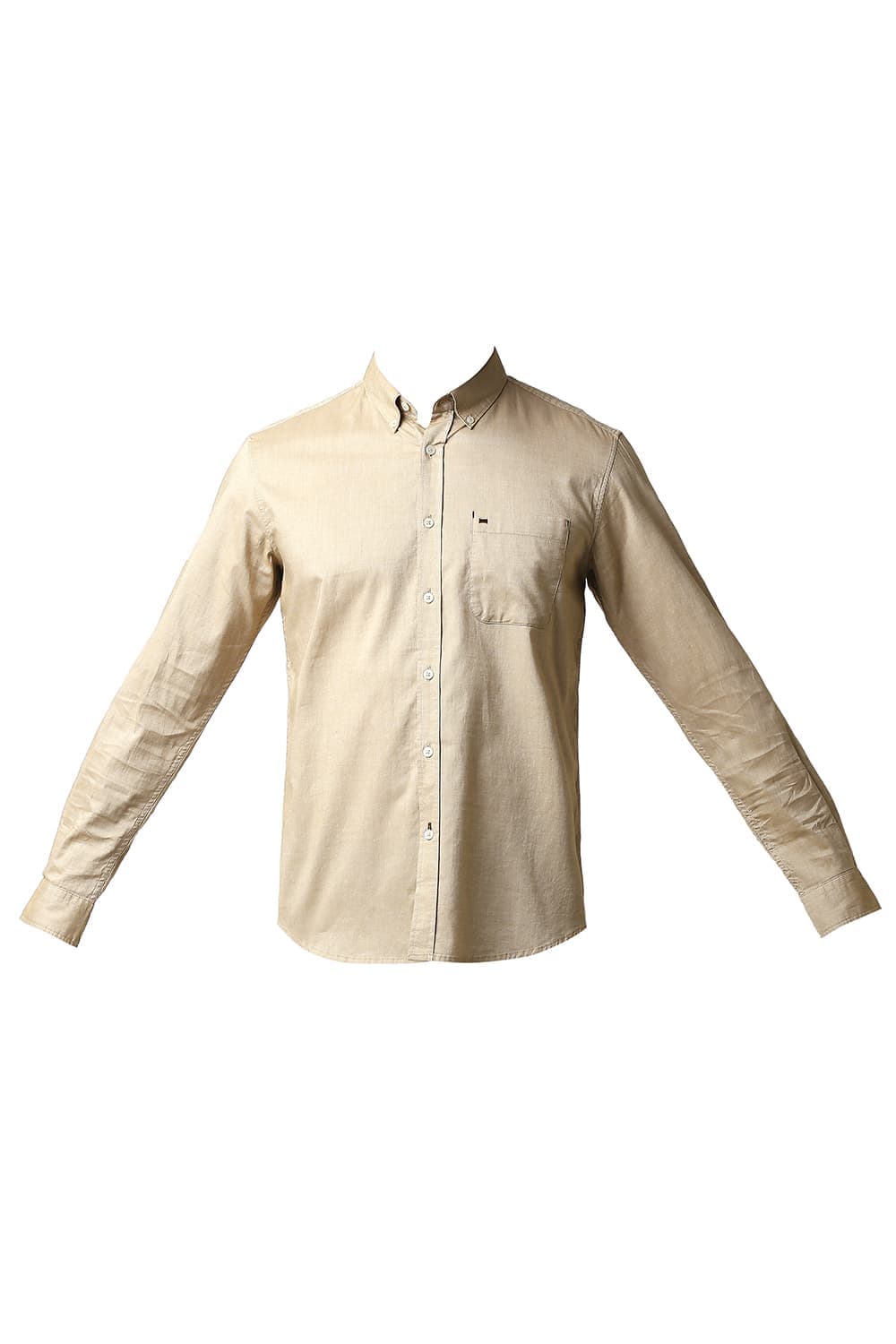 BASICS SLIM FIT COTTON OXFORD SHIRT