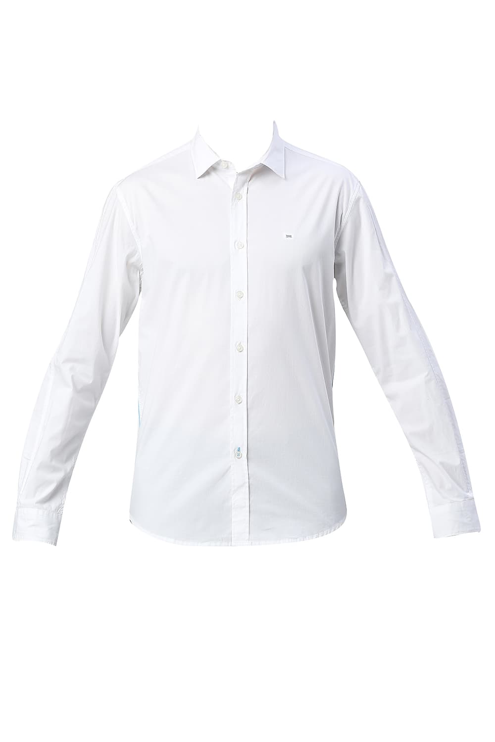 BASICS SLIM FIT COTTON OXFORD SHIRT