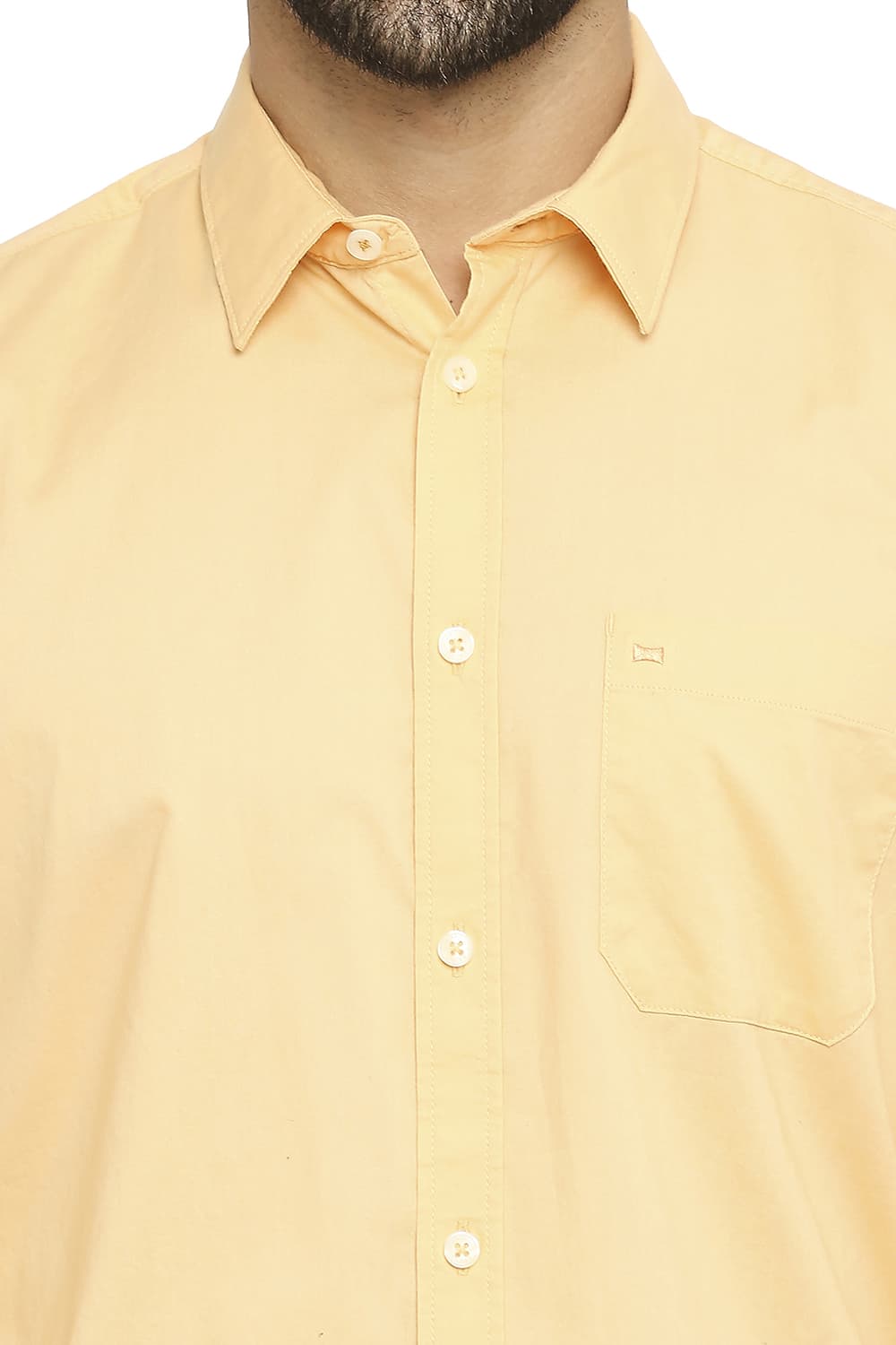 BASICS SLIM FIT COTTON OXFORD SHIRT