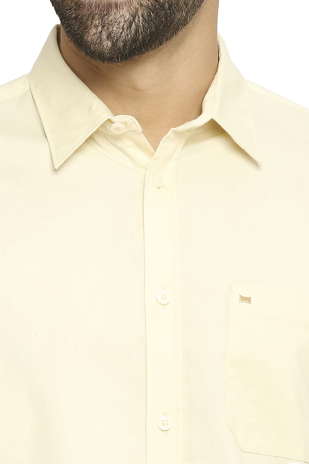 BASICS SLIM FIT COTTON OXFORD SHIRT