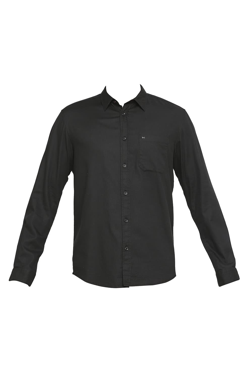 BASICS SLIM FIT COTTON BROKEN TWILL SHIRT