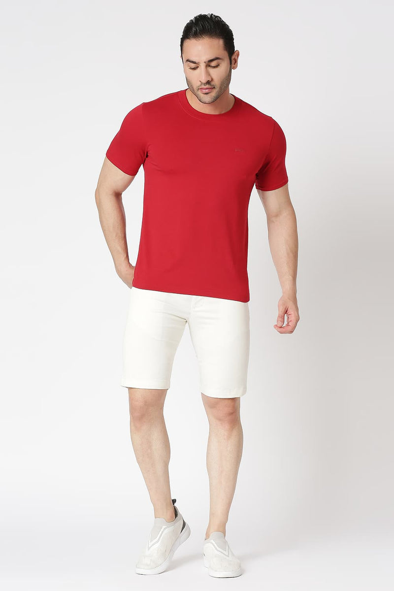 Regular Fit Cotton Stretch Shorts