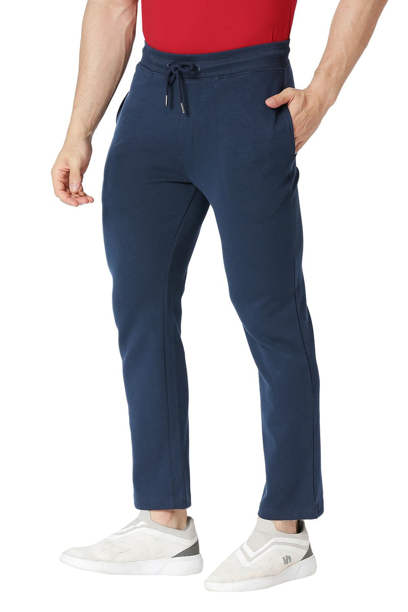 BASICS SLIM FIT COTTON POLYESTER TRACK PANT