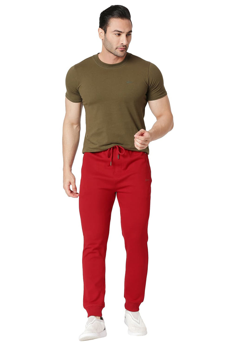 BASICS JOGGER FIT COTTON POLYESTER TRACK PANT