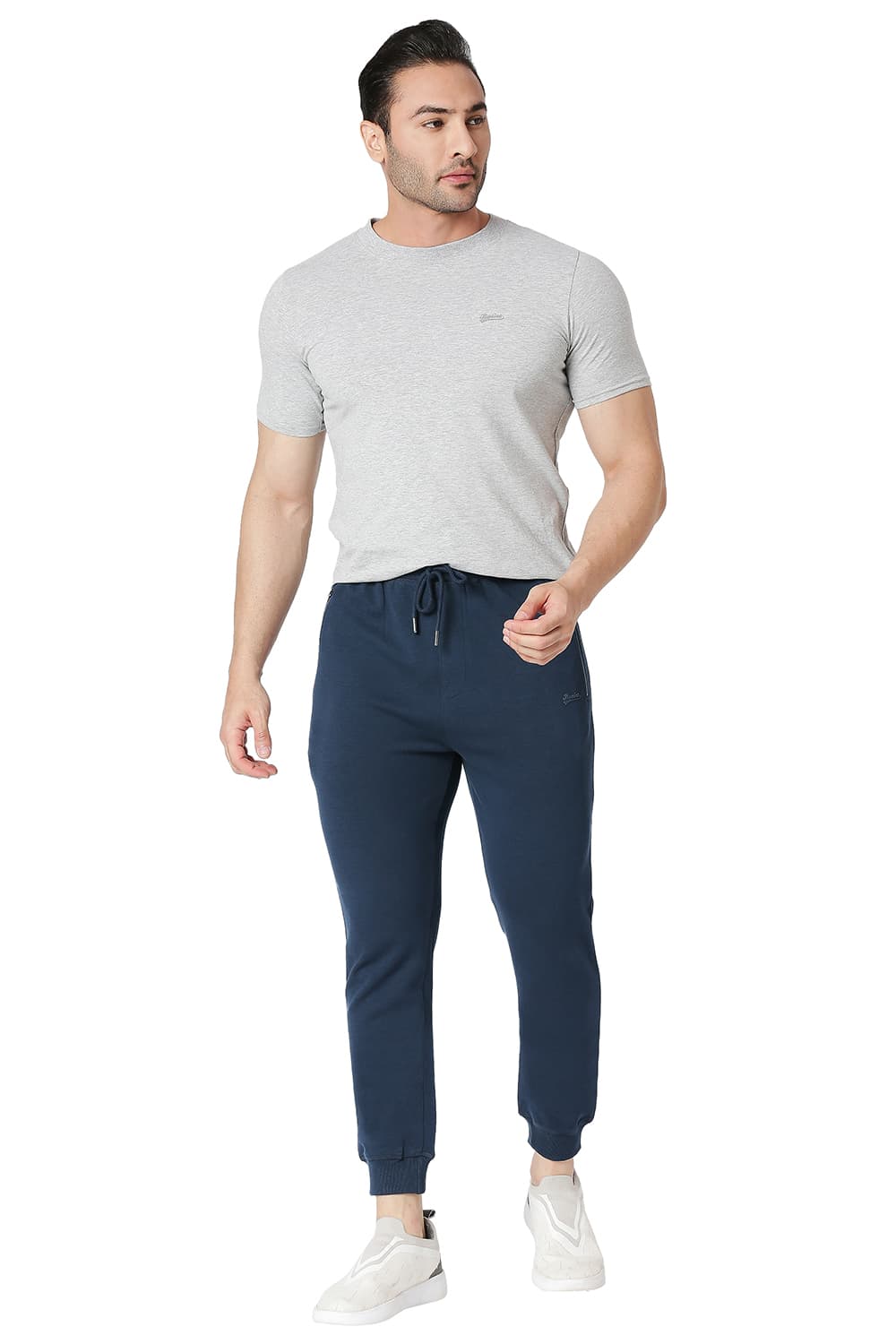 BASICS JOGGER FIT COTTON POLYESTER TRACK PANT