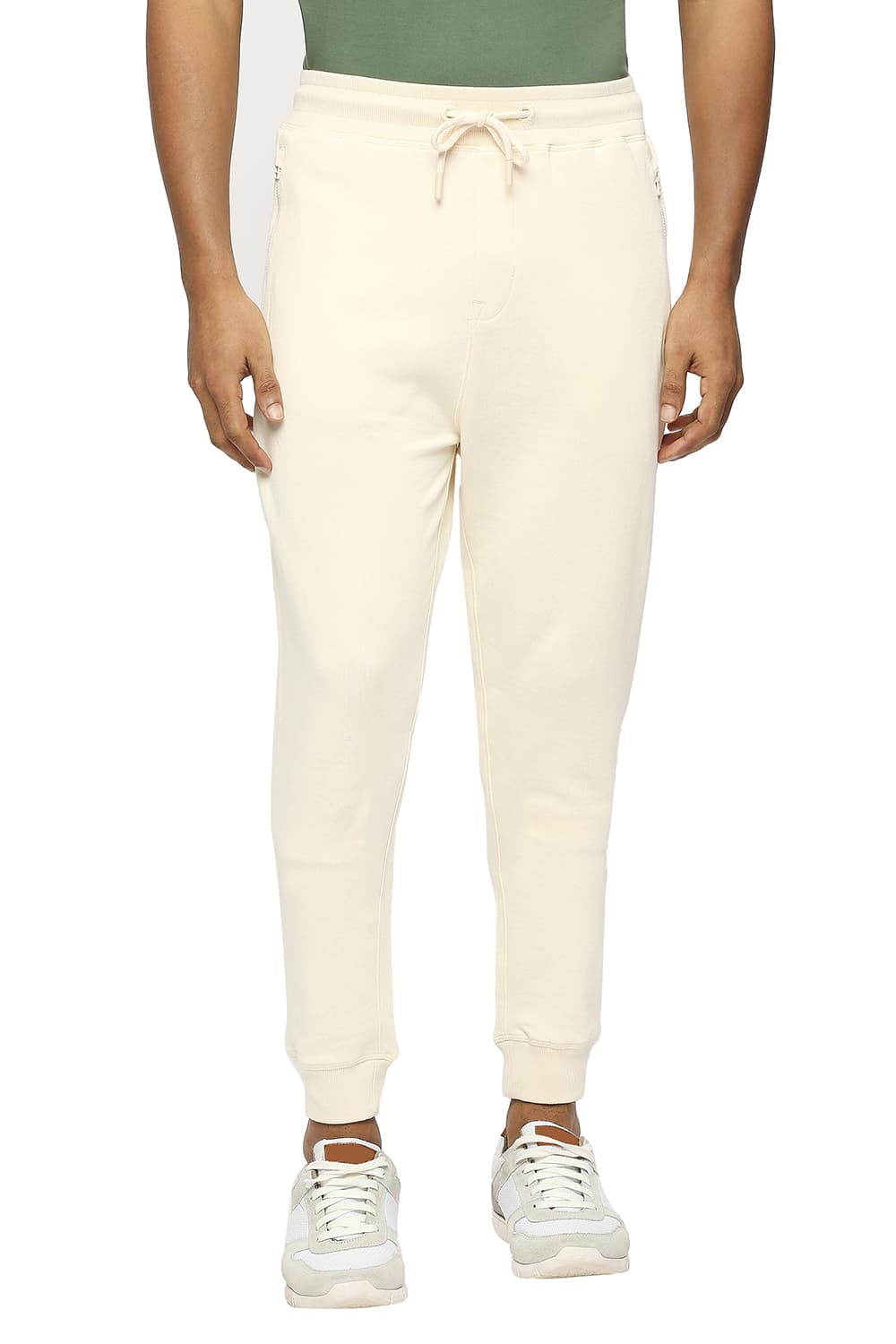 BASICS JOGGER FIT COTTON TRACK PANT