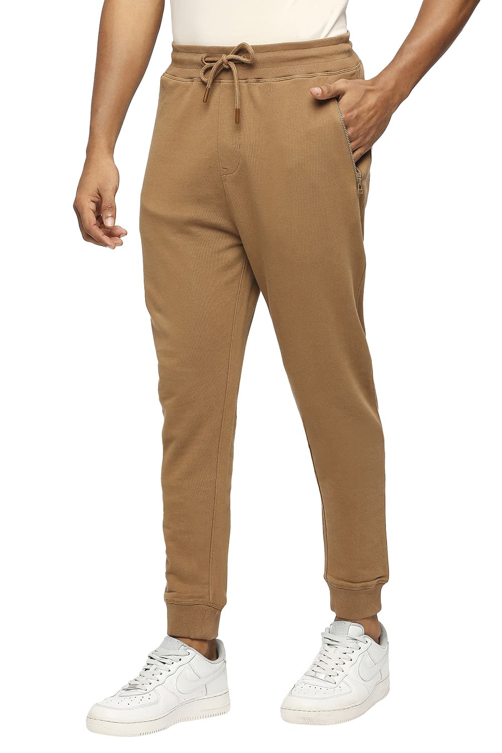 BASICS JOGGER FIT COTTON TRACK PANT