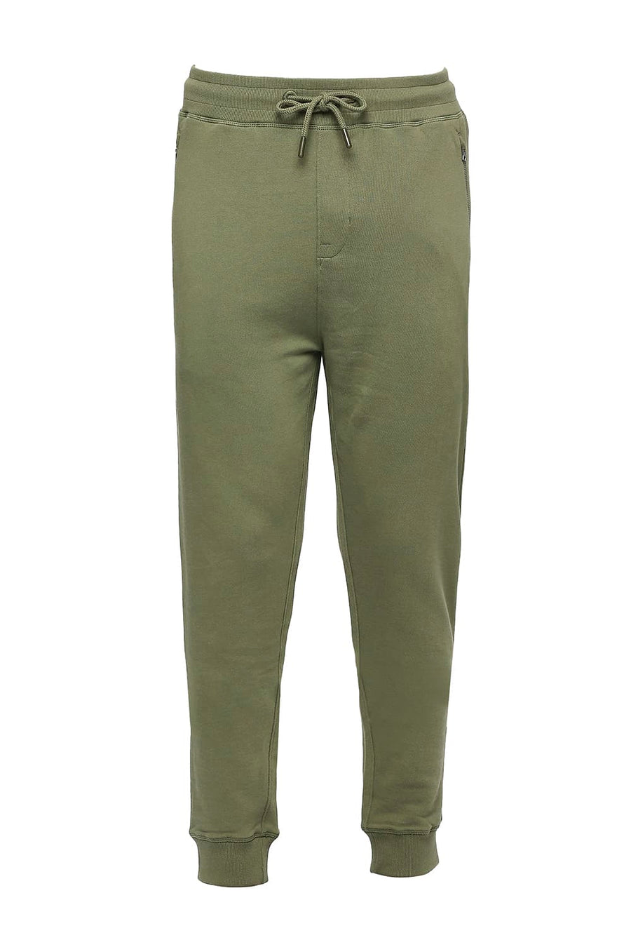 BASICS JOGGER FIT FOUR LEAF CLOVER COTTON TRACK PANT