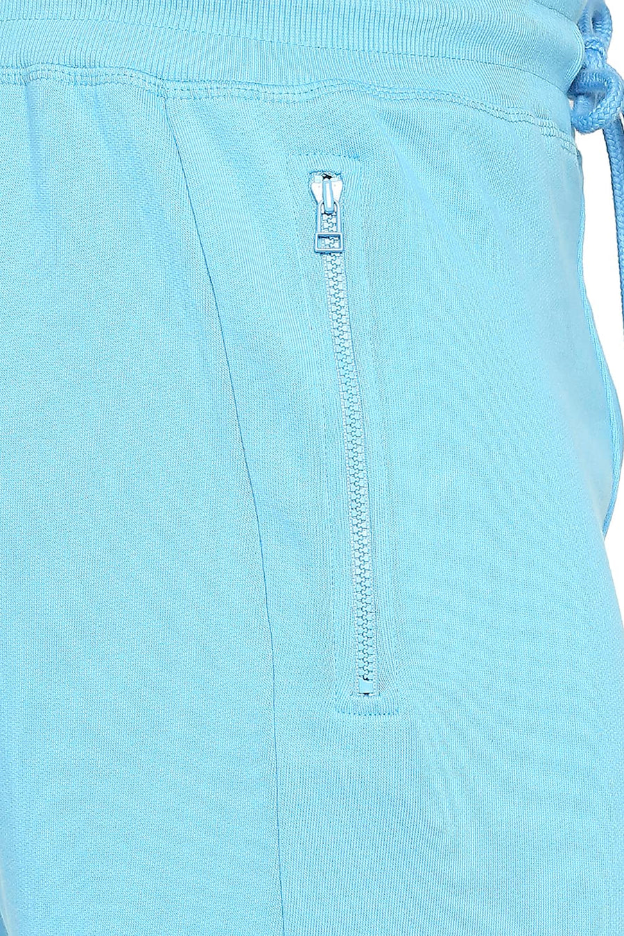 BASICS JOGGER FIT LICHEN BLUE COTTON TRACK PANT