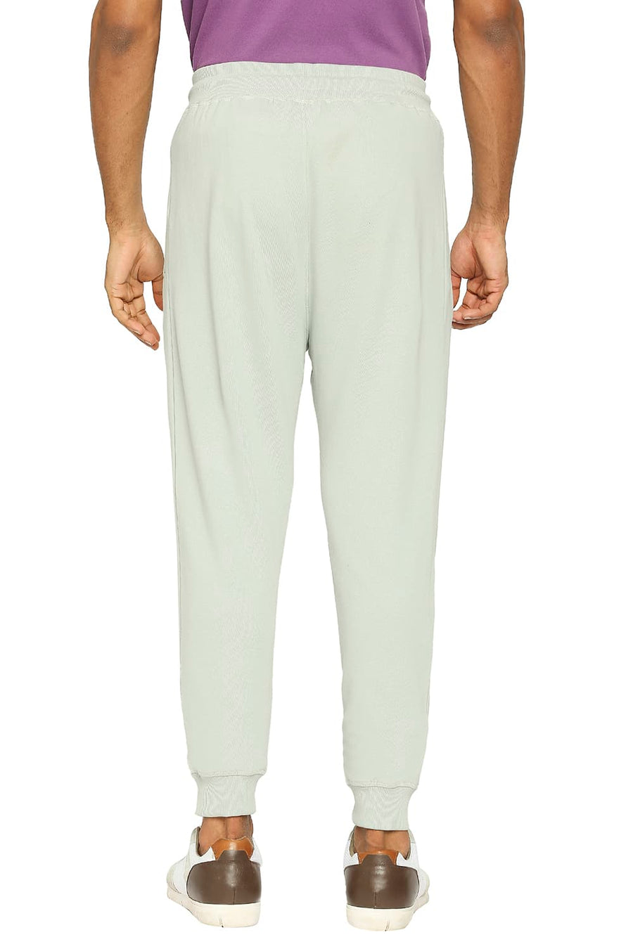 BASICS JOGGER FIT PURITAN GRAY COTTON TRACK PANT