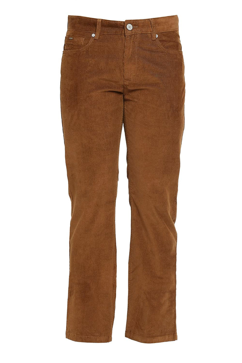 BASICS DRIFT FIT COTTON STRETCH CORDUORY TROUSERS