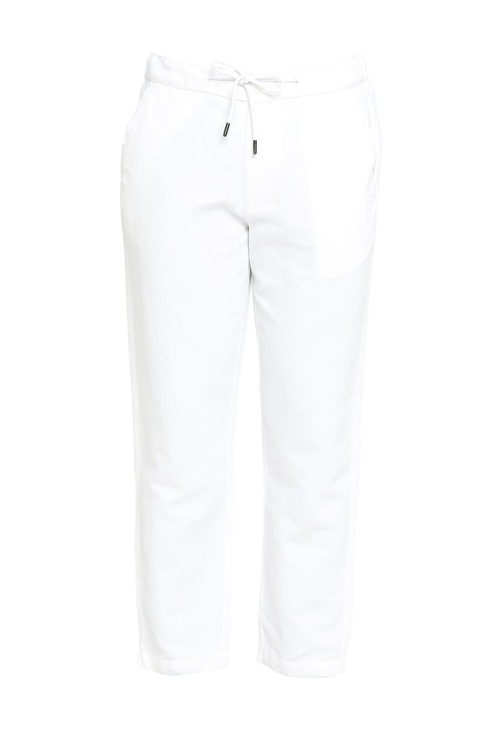 BASICS RELAXED FIT LINEN COTTON TROUSERS