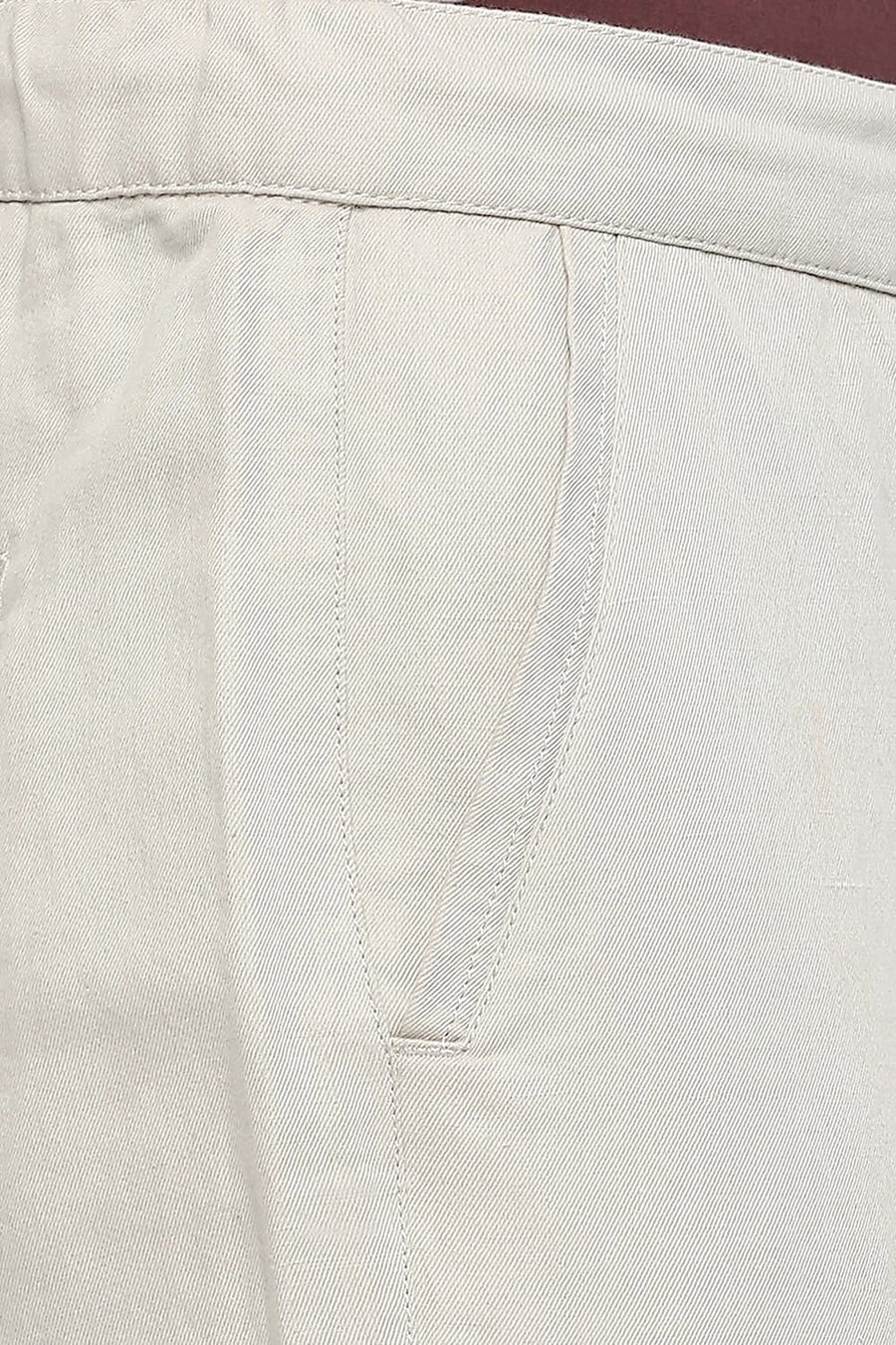 BASICS RELAXED FIT LONDON FOG GREY LINEN COTTON TROUSERS