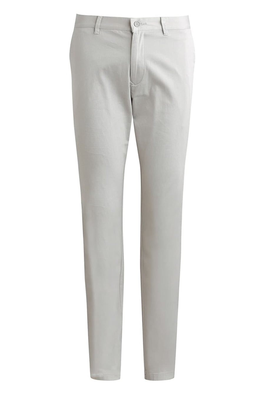 BASICS SKINNY FIT ABBEY STONE COTTON STRETCH DOBBY TROUSERS